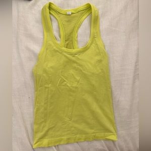 lululemon swiftly tech tank top highlight yellow